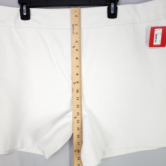 Spanx Active Shorts 6” Women’s Plus Size 3X Silver Lining Stretch Waist Comfort - Picture 7 of 16